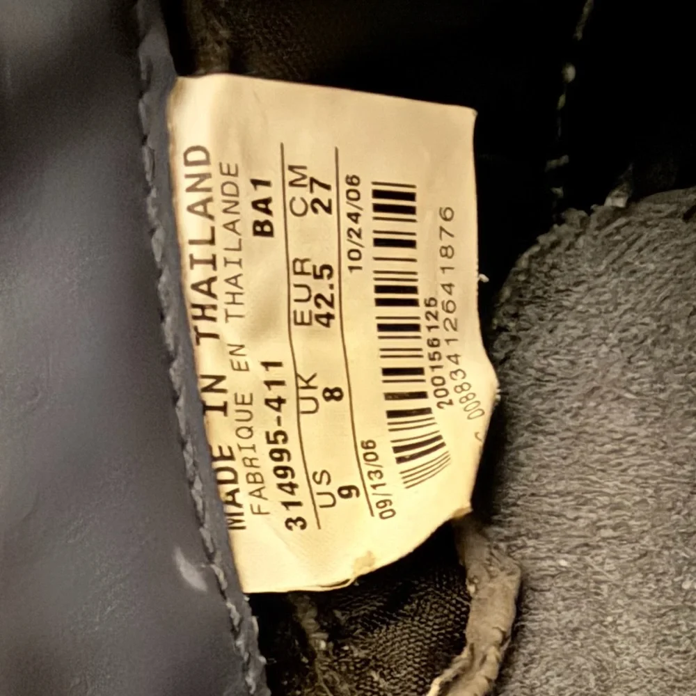 VINTAGE Nike washed out blue and white Athletic Shoes - AS IS - Picture 4 of 4